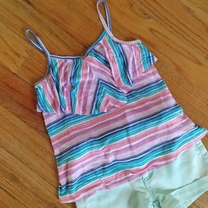 Girls Gymboree Stripes Sz8 Cami Top